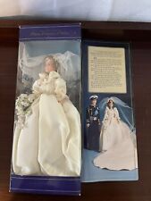 1982 Vintage Her Royal Highness Diana Princess Of Wales Wedding Dress Doll New picture
