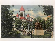 1943 Auditorium And Park At Ocean Grove New Jersey Postcard picture