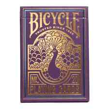 Bicycle Purple Peacock Convention Exclusive Cold Foiled Playing Card Deck New picture
