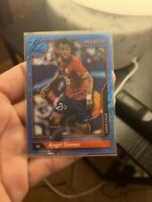 Topps Merlin Chrome 2021 2022 Angel Gomes Rookie Blue Shimmer 75  picture