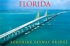 Sunshine Skyway Bridge Tampa Bay Florida Postcard picture