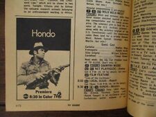 9/1967 TV Guide(DEBUT OF HONDO/CUSTER/GARRISON'S GORILLAS/EVA GABOR/WILL SONNETT picture