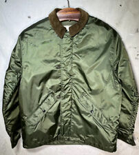 🇺🇸Vintage 1980s US Mil Cold Weather Impermeable Deck Jacket Size Medium🚢 picture