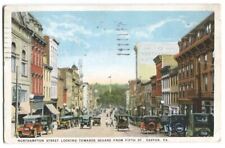 Postcard Northampton Street Looking Towards Square from Fifth St Easton PA  picture
