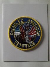 Disabled American Veterans Embroidered 3 inch Patch NEW picture