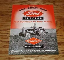 1948-1952 Ford Tractor Dearborn Farm Equipment Model 8N Sales Brochure 49 50 51 picture