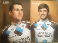 Cycling cycling card Hubert DUPONT + Ben GASTAUER 10x15 picture