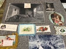 Antique Scrapbook Late 1800’s ( DAMAGED ) some Religious Pictures picture