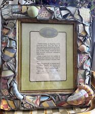 Mackenzie Childs One Of A Kind Shard Frame 15”x13” Photo 10”x8” Childrenware picture