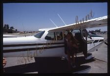 Cessna 172 Aircraft Pretty Woman 35mm Slide 1970s picture