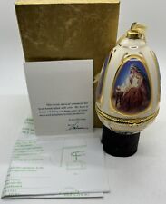 2008 Mr Christmas Musical Egg Ornament, Nativity, Valarie Parr Hills, Works picture