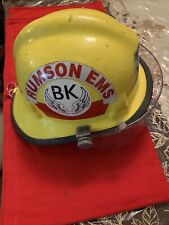 Vintage EMS Helmet Rumson Volunteer Emergency Medical Services Firefighter picture
