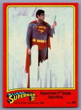 1980 Topps Superman II Superman's Great Sacrifice #40 picture