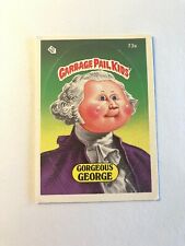 1985 Garbage Pail Kids * Gorgeous GEORGE * 73a * Topps * Series 2 Glossy picture