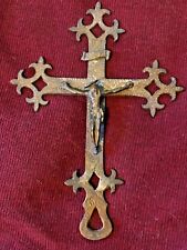 AMAZING RENAISSANCE EARLY 17TH CENTURY BRONZE HAND CRUCIFIX FROM ITALY  picture