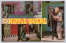 The Hippie Hashbury Scene Flower Children San Francisco California CA Postcard picture
