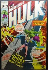 INCREDIBLE HULK #142 1971 6.0 FINE 1ST APPEARANCE 2ND VALKYRIE ENCHANTRESS picture
