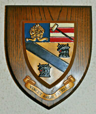 Vintage Archbishop Holgate's School wall plaque shield coat of arms crest picture