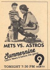 1985 WOR TV AD NEW YORK METS BASEBALL GARY CARTER HALL OF FAME CATCHER VS ASTROS picture