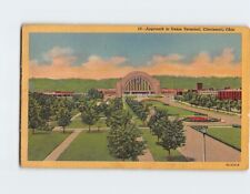 Postcard Approach to Union Terminal, Cincinnati, Ohio, USA picture