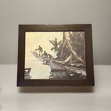 Rare Lithographic Photo, Southern Waters, Painted and Signed By Anthony Thieme picture