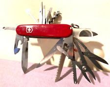 Victorinox SwissChamp Swiss Army Red Multi-Tool 91MM Knife - Excellent Condition picture