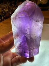  Rare Amethyst Triple Phantom Inclusion Crystal Laser Point Tower Specimen 444 picture