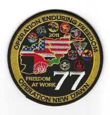 USN CVN-77 USS GEORGE H W BUSH 2011 CRUISE patch AIRCRAFT CARRIER picture