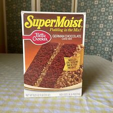 Vintage 1988 Betty Crocker German Chocolate Cake Mix Box, Movie Prop  picture