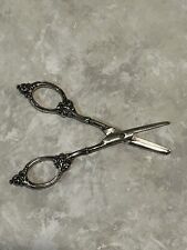 Vintage Sterling Silver Shears Scissors Made In Germany picture