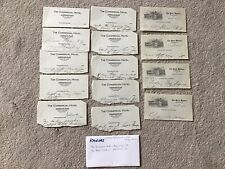 Lot of 14 Kansas Cut Hotel Letterheads Pleasanton (10) Goodland (4) Early 1900s picture