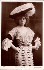Edwardian English Actress Dancer Miss Mabel Love Rotary 1905 Postcard RPPC T36 picture