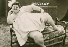 CIRCUS-CARNIVAL Photo/Vintage/1940's/BABY THELMA WILLIAMS/4x6 Sepia Reprint. picture