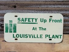 Vintage International Harvester IH Louisville KY Plant Vanity License Plate  picture