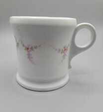 Antique Shaving Mug Cup Porcelain Hand Painted Floral Gold Accents Cull 4