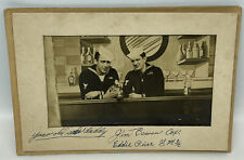 Vtg RPPC Souvenir Photo Sailors At Fake Bar Holding Liquor Bottles Cigarette picture