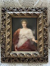 Antique Hand Painted KPM Stamped Porcelain Plaque, Germany, “Pomona” picture