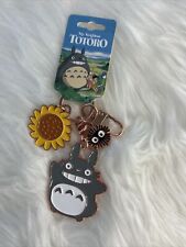 NEW ON CARD Studio Ghibli Rose Gold My Neighbor Totoro Metal Enamel Keychain  picture
