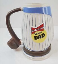 Authentic Budweiser Salutes Dad / Father's Day Stein / 1996 Anheuser-Busch Mug picture