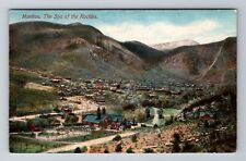 Manitou CO-Colorado, Aerial Of The Rockies, Antique, Vintage Souvenir Postcard picture