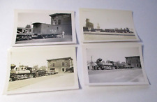 4 VINTAGE 1940 D & IR DULUTH & IRON RANGE RAILROAD PHOTOGRAPHS TWO HARBORS DEPOT picture
