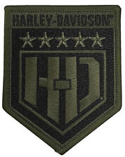 Harley-Davidson Embroidered Signature Military Shield Emblem | Small - 8012885 picture