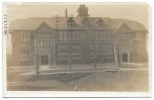 1909 Detroit Michigan MI Public High School Real Photo Vintage Postcard picture