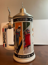 Anheuser-Busch Salt Lake 2002 Olympics Celebrating the Challenge Lidded Stein picture