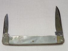 Rogers Cutlers To His Majesty 2 blade  Pocket Knife Mother Of Pearl picture
