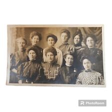 RPPC Postcard  of 10 Beautiful Edwardian Ladies 1890s 1900s picture
