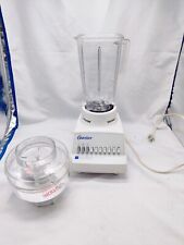 Vtg Osterizer Designer Cycle Blender Glass Pitcher 10 Speed Ivory Tested 890-20M picture