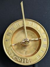 Brass Sundial Made In Korea picture