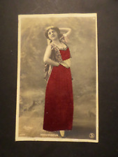 CPA TROUHANOVA BALLET, ARTIST, fabric dress, YEARS 1900, VF OLD POSTCARD picture