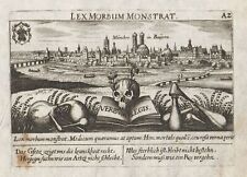 München Munich Bavaria Copperplate Engraving Meisner 1630 picture